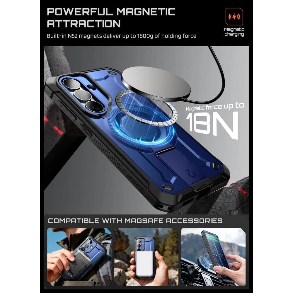 Supcase Unicorn Beetle Pro Mag MagSafe Samsung Galaxy S26 kobalt - 4