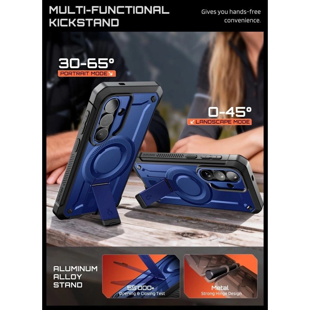 Supcase Unicorn Beetle Pro Mag MagSafe Samsung Galaxy S26 kobalt - 6