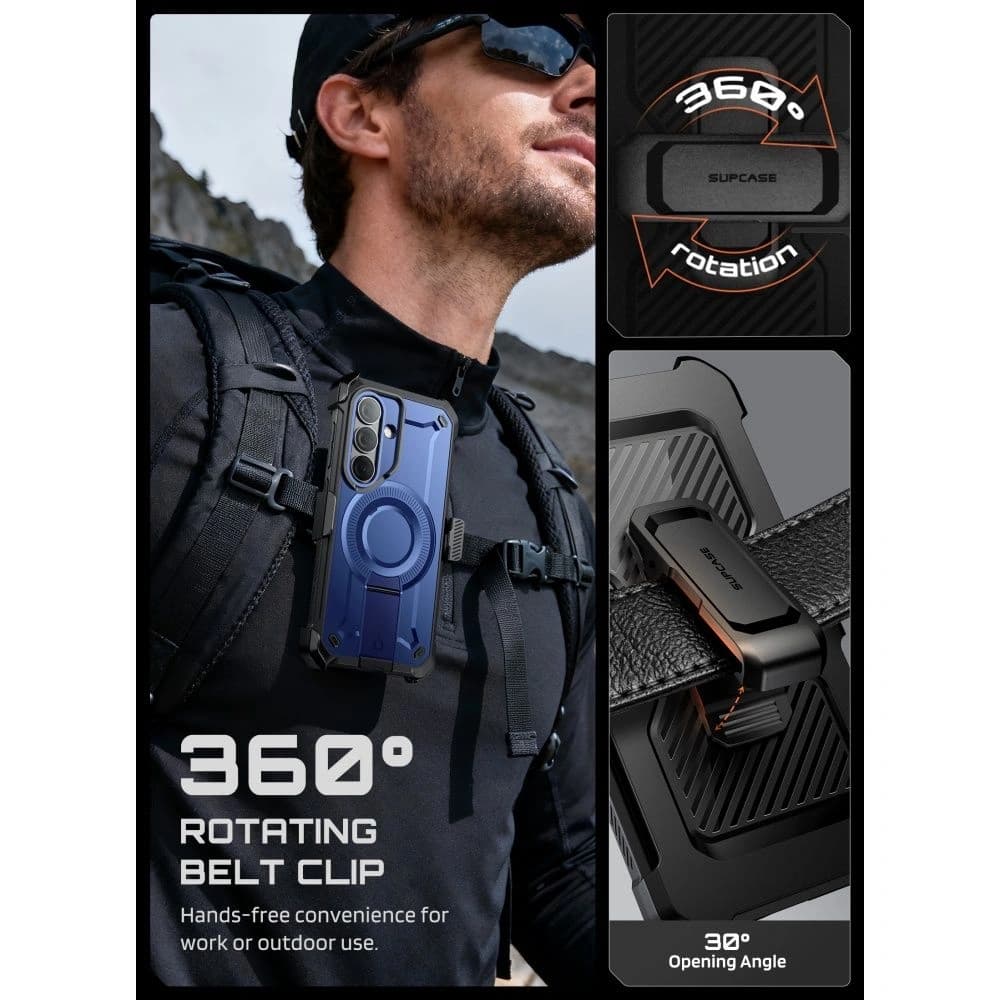 Supcase Unicorn Beetle Pro Mag MagSafe Samsung Galaxy S26 kobalt - 7