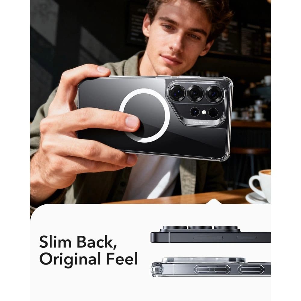 ESR Classic Hybrid MagSafe Samsung Galaxy S26 Ultra Átlátszó
 - 4