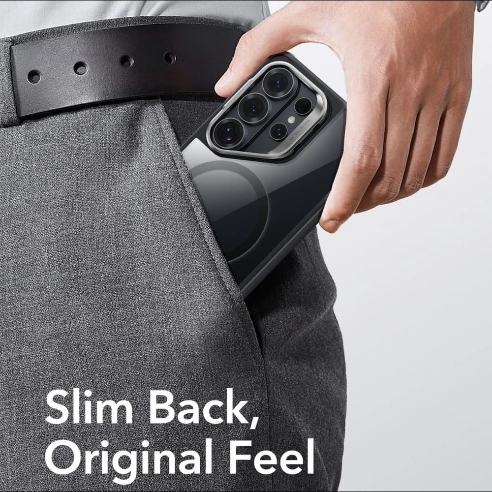 ESR Classic Hybrid Kickstand MagSafe Samsung Galaxy S26 Ultra Átlátszó/fekete
 - 8