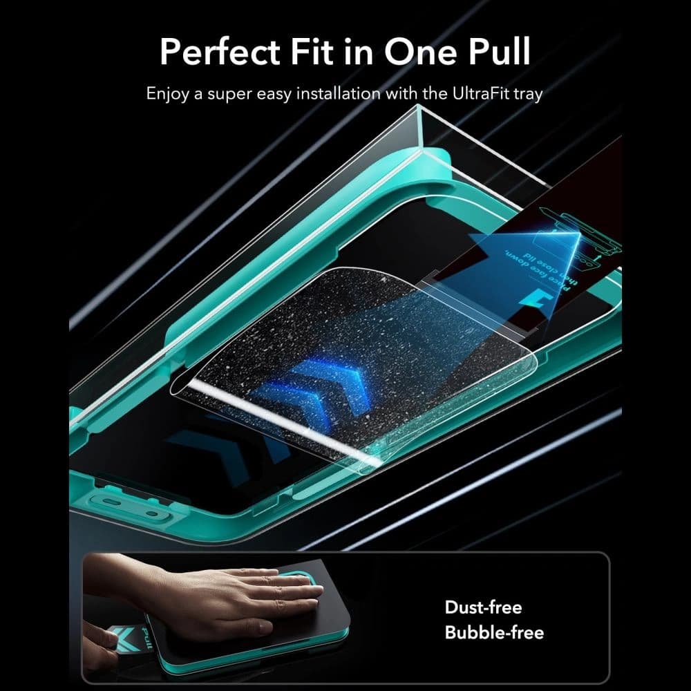 Szkło hartowane ESR Ultrafit Armorite Tempered Glass do Samsung Galaxy S26 Ultra Clear [2 PACK] - 4