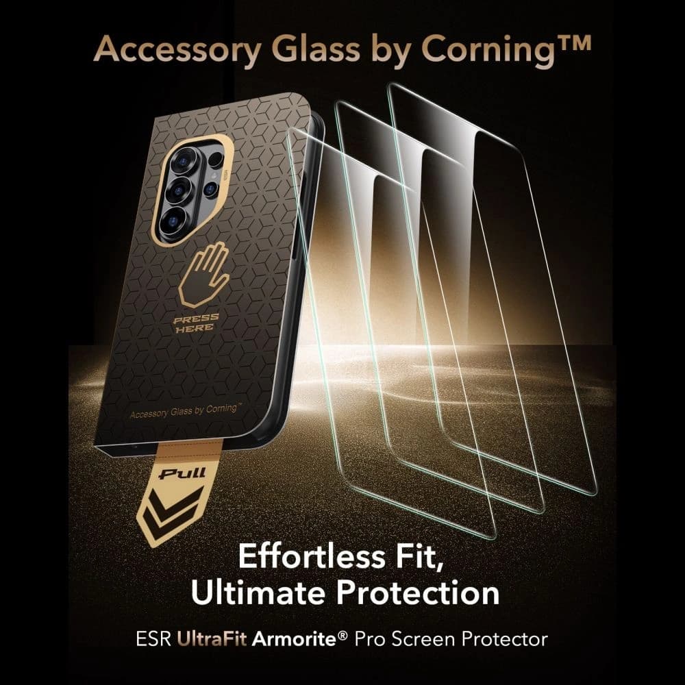 Szkło hartowane ESR Ultrafit Armorite Pro Tempered Glass do Samsung Galaxy S26 Ultra Clear - 3