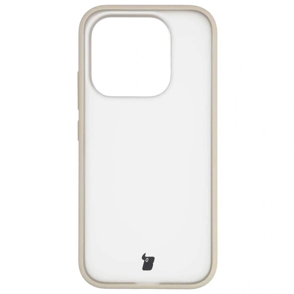 Bizon Case Angelo Xiaomi 17 félig átlátszó bézs kerettel
 - 2