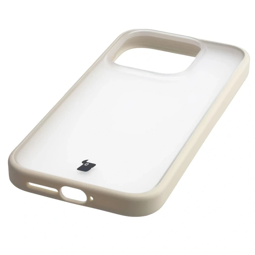 Bizon Case Angelo Xiaomi 17 félig átlátszó bézs kerettel
 - 5