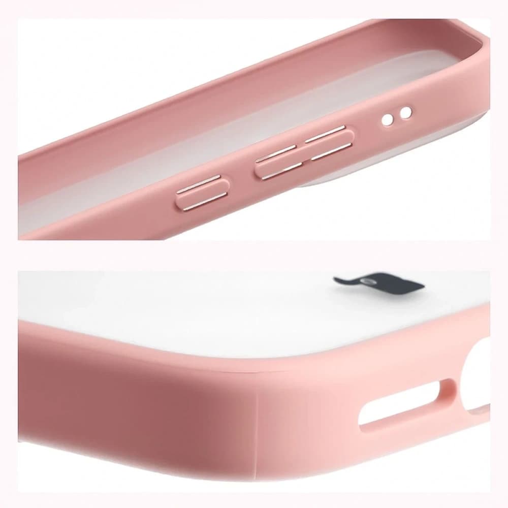Bizon Case Angelo Xiaomi 17 semi-transparent with a light pink frame - 4