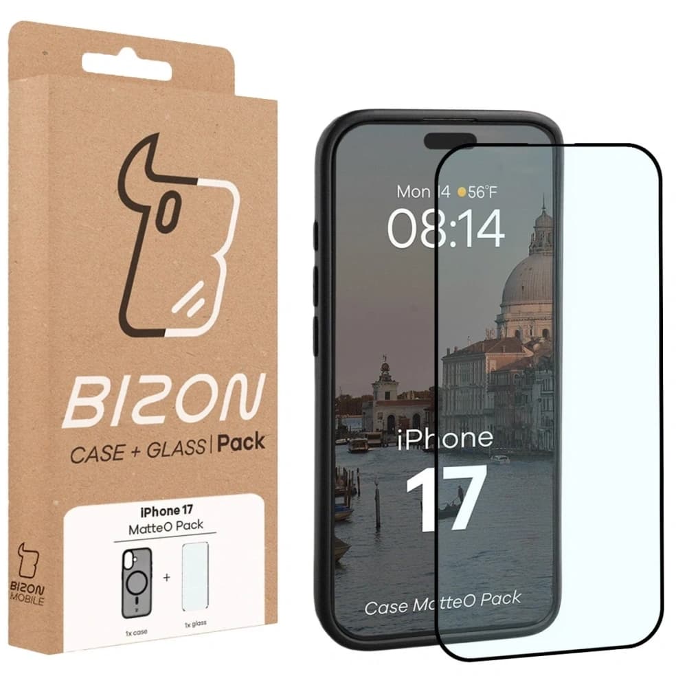 Bizon MatteO Magnetic Pack Apple iPhone 17 smoky black - 9