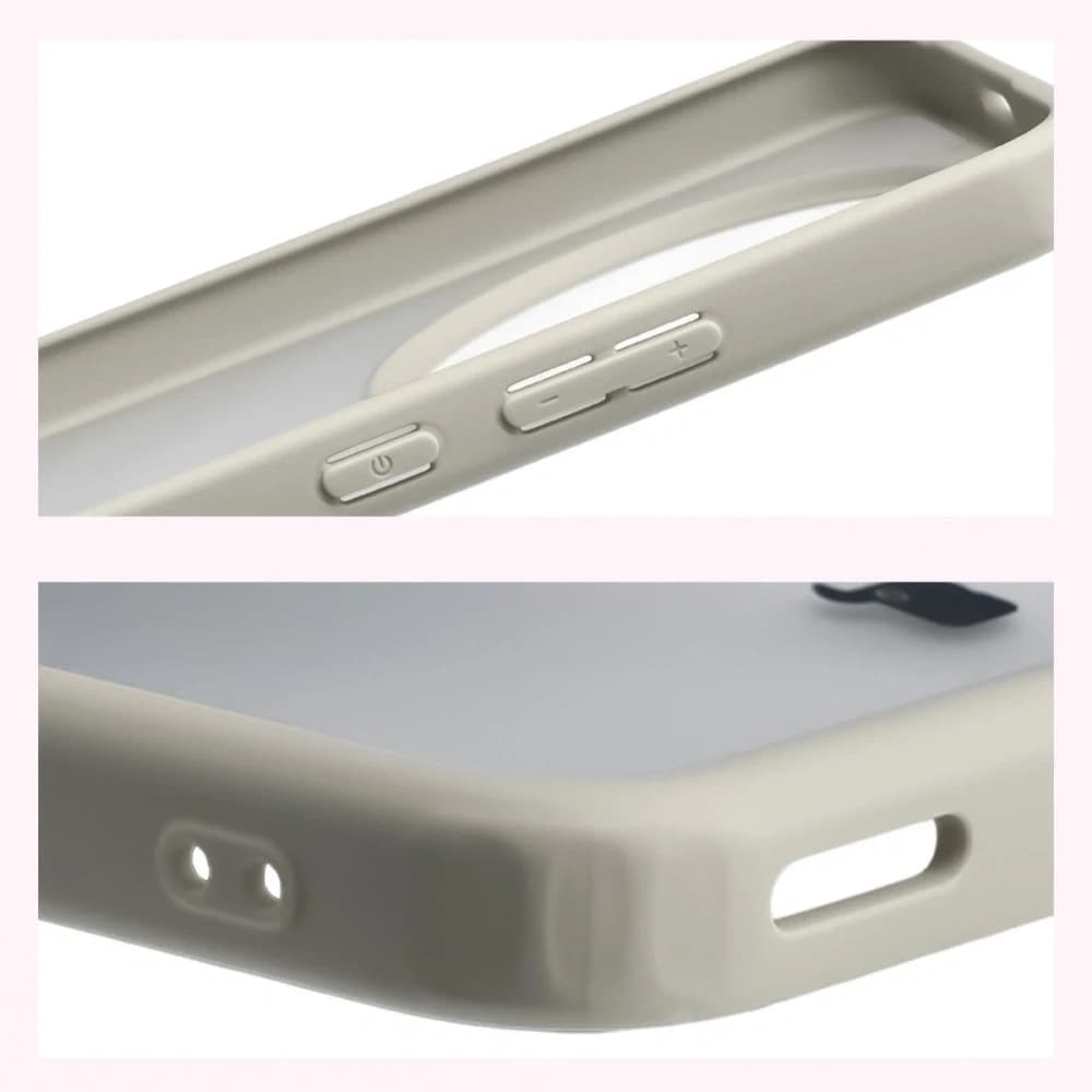 Bizon Case Angelo Honor Magic8 Lite semi-transparent cu un cadru bej
- 4