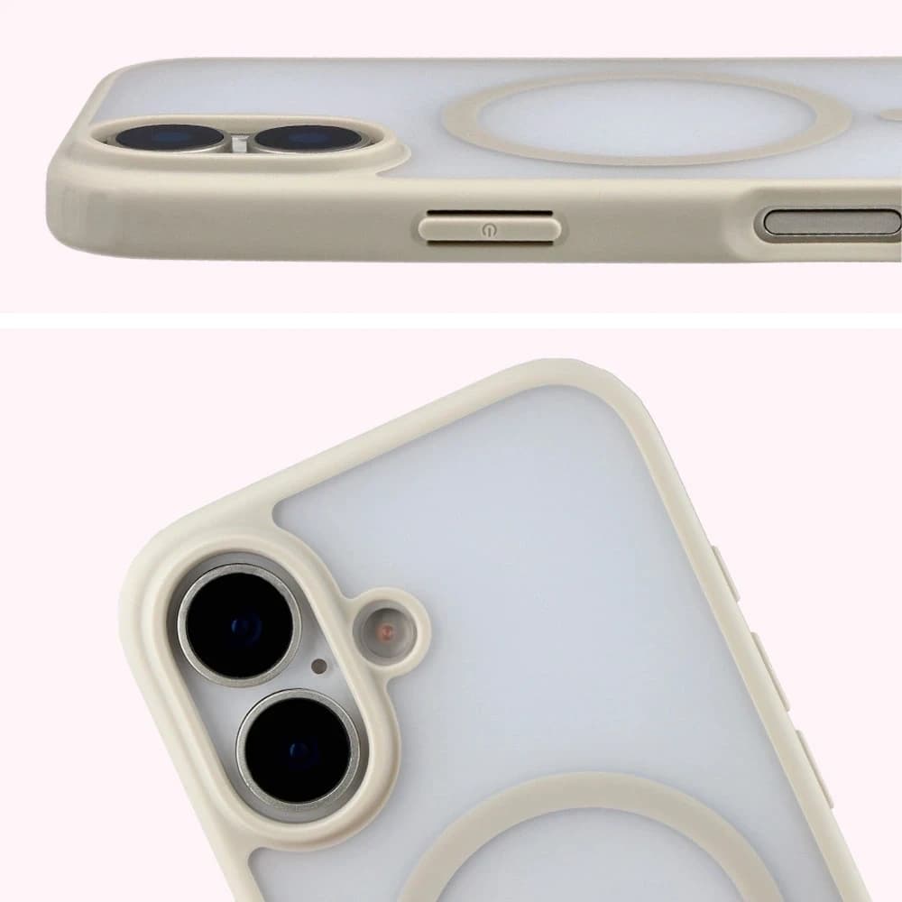 Bizon MatteO Magnetic Pack Apple iPhone 17 fumuriu bej
 - 5