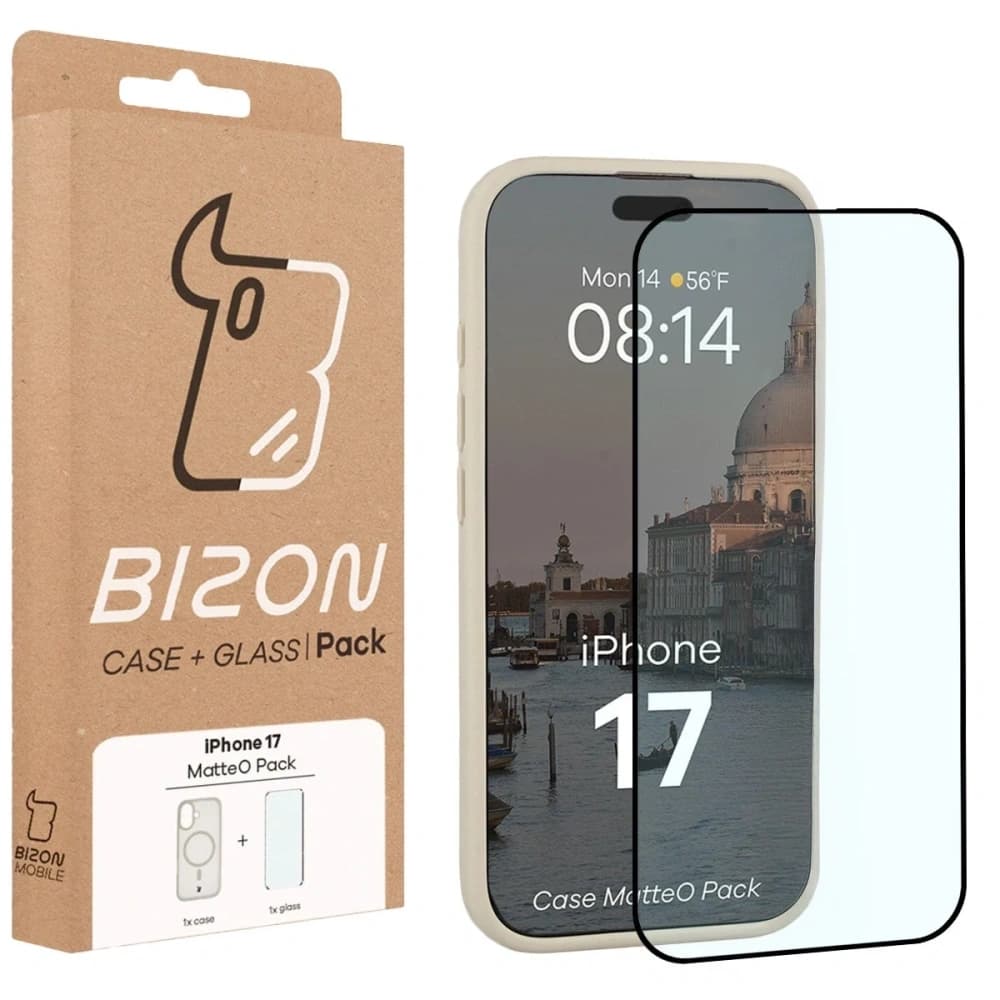 Bizon MatteO Magnetic Pack Apple iPhone 17 fumuriu bej
 - 9