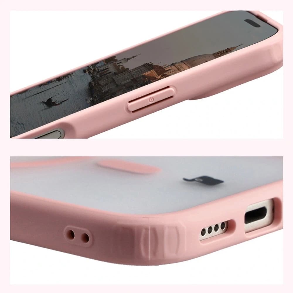 Bizon MatteO Magnetic Pack Apple iPhone 17 fumuriu roz deschis
 - 6