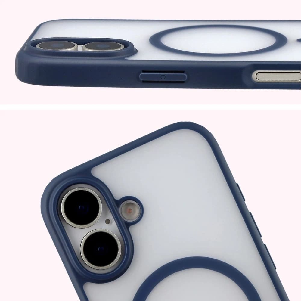 Bizon MatteO Magnetic Pack Apple iPhone 17 fumuriu albastru
 - 5