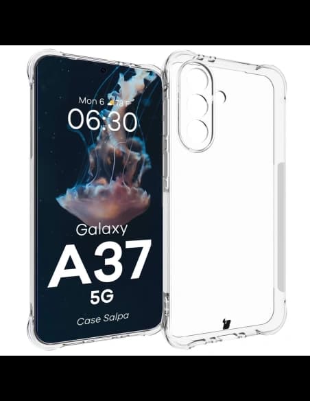 Elastyczne etui Bizon Case Salpa do Samsung Galaxy A37 5G przezroczyste