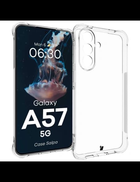 Elastyczne etui Bizon Case Salpa do Samsung Galaxy A57 5G przezroczyste
