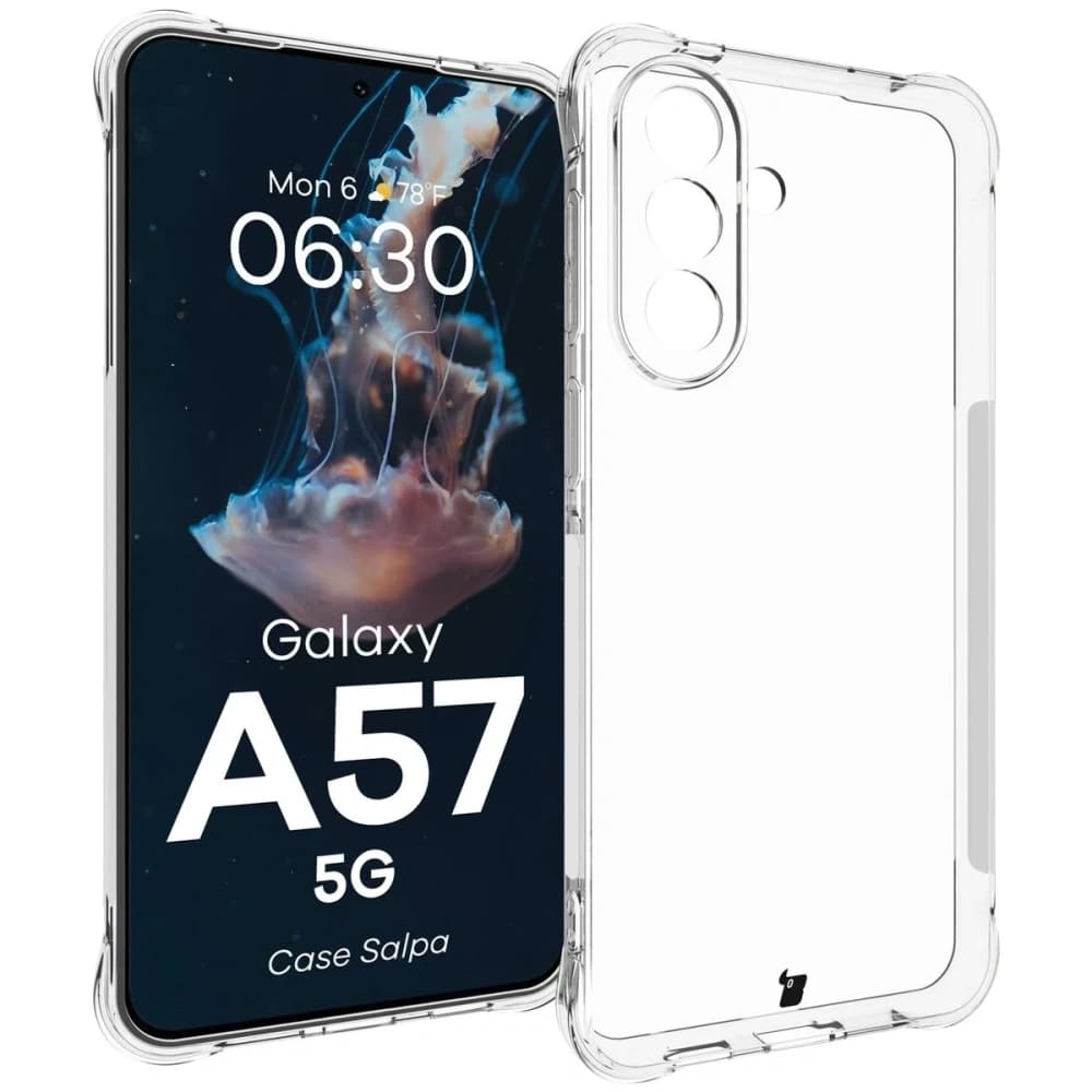 Elastyczne etui Bizon Case Salpa do Samsung Galaxy A57 5G przezroczyste - 1