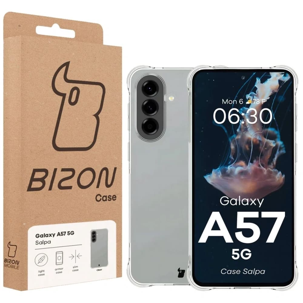 Elastyczne etui Bizon Case Salpa do Samsung Galaxy A57 5G przezroczyste - 7