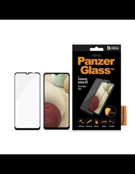 Szkło hartowane PanzerGlass Pro E2E Regular do Samsung Galaxy A12 czarny