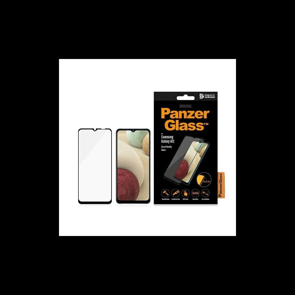 PanzerGlass Pro E2E Regular Samsung Galaxy A12 schwarz
 - 1