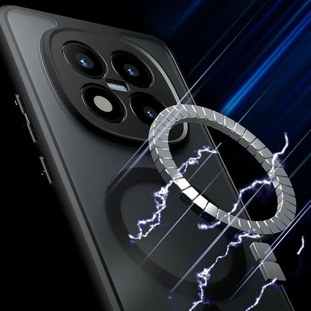 Tech-Protect Magmat MagSafe Xiaomi Poco M8 Pro / Redmi Note 15 Pro+ Plus 5G Matt Fekete
 - 3