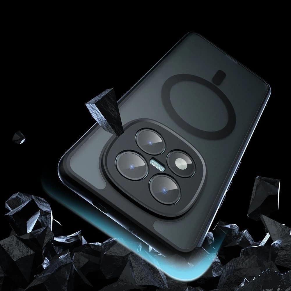 Tech-Protect Magmat MagSafe Xiaomi Poco M8 Pro / Redmi Note 15 Pro+ Plus 5G Matt Fekete
 - 4