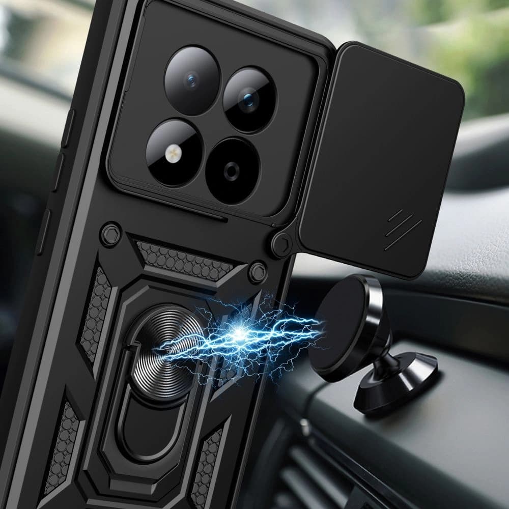 Tech-Protect Camshield Pro Xiaomi Poco M8 Pro / Redmi Note 15 Pro+ Plus 5G Matt Fekete
 - 4