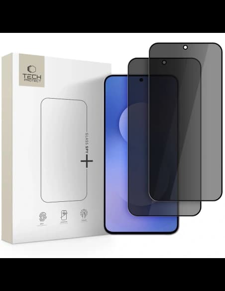 Szkło prywatyzujące Tech-Protect Glass Spy+ do Samsung Galaxy A37 / A57 5G / S25 FE Privacy [2 PACK]