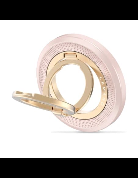 Uchwyt magnetyczny na palec Tech-Protect MMR700 Lamano Magnetic MagSafe Phone Ring Pink/gold