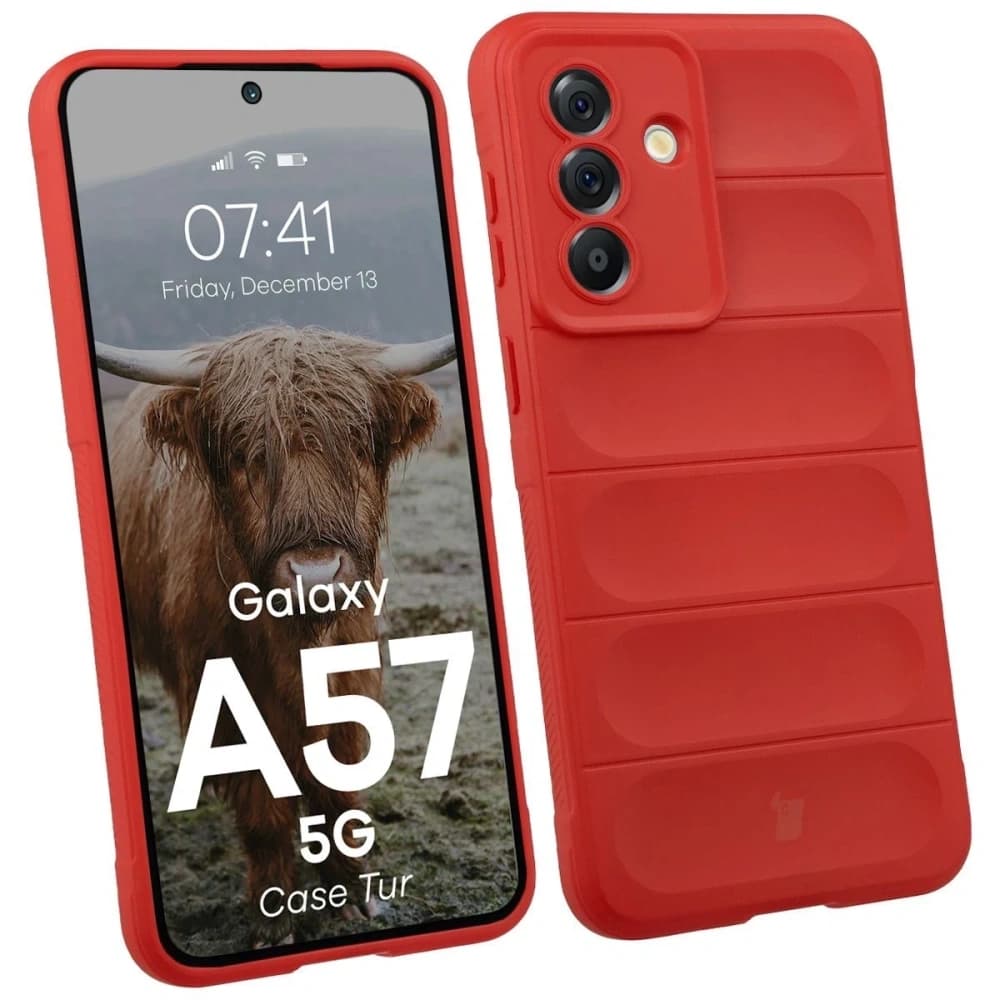 Bizon Case Tur Samsung Galaxy A57 5G rot