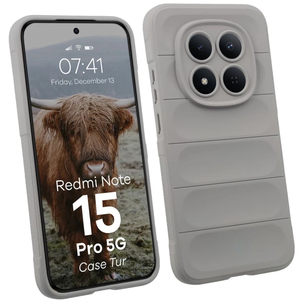 Bizon Case Tur Xiaomi Redmi Note 15 Pro 5G světle šedý
 - 1