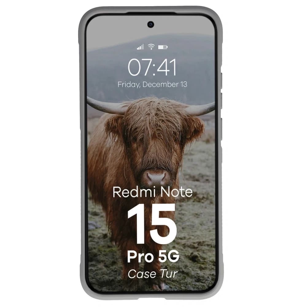 Bizon Case Tur Xiaomi Redmi Note 15 Pro 5G světle šedý
 - 5