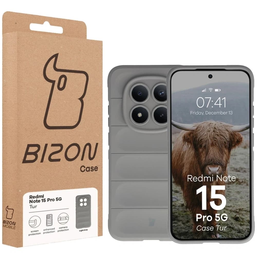 Bizon Case Tur Xiaomi Redmi Note 15 Pro 5G světle šedý
 - 8