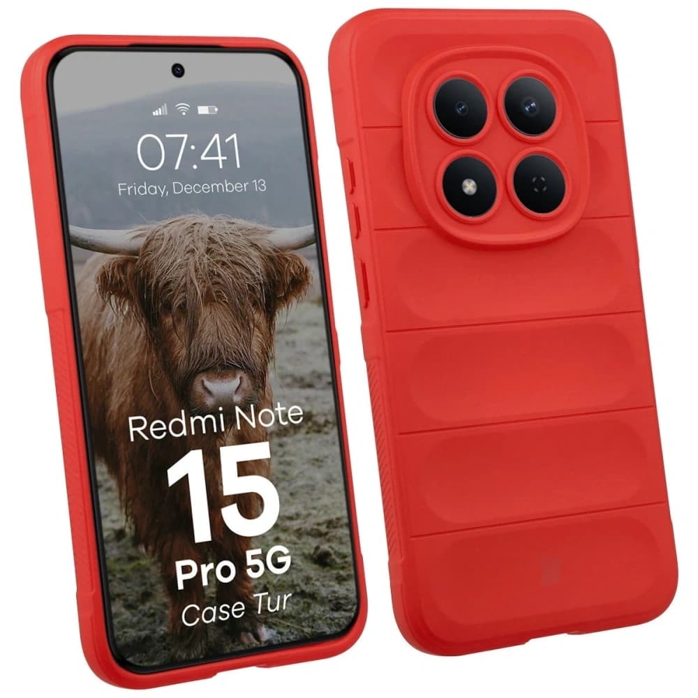 Bizon Case Tur Xiaomi Redmi Note 15 Pro 5G roșu
 - 1