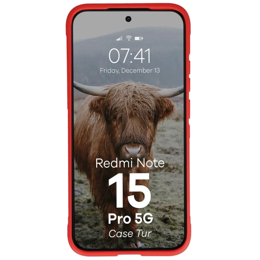 Bizon Case Tur Xiaomi Redmi Note 15 Pro 5G roșu
 - 5