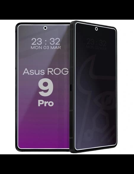 Prywatyzujące szkło hybrydowe Bizon Glass Mule Shadow do Asus ROG Phone 9 Pro matowe