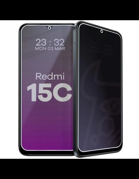 Prywatyzujące szkło hybrydowe Bizon Glass Mule Shadow do Xiaomi Redmi 15C 4G matowe