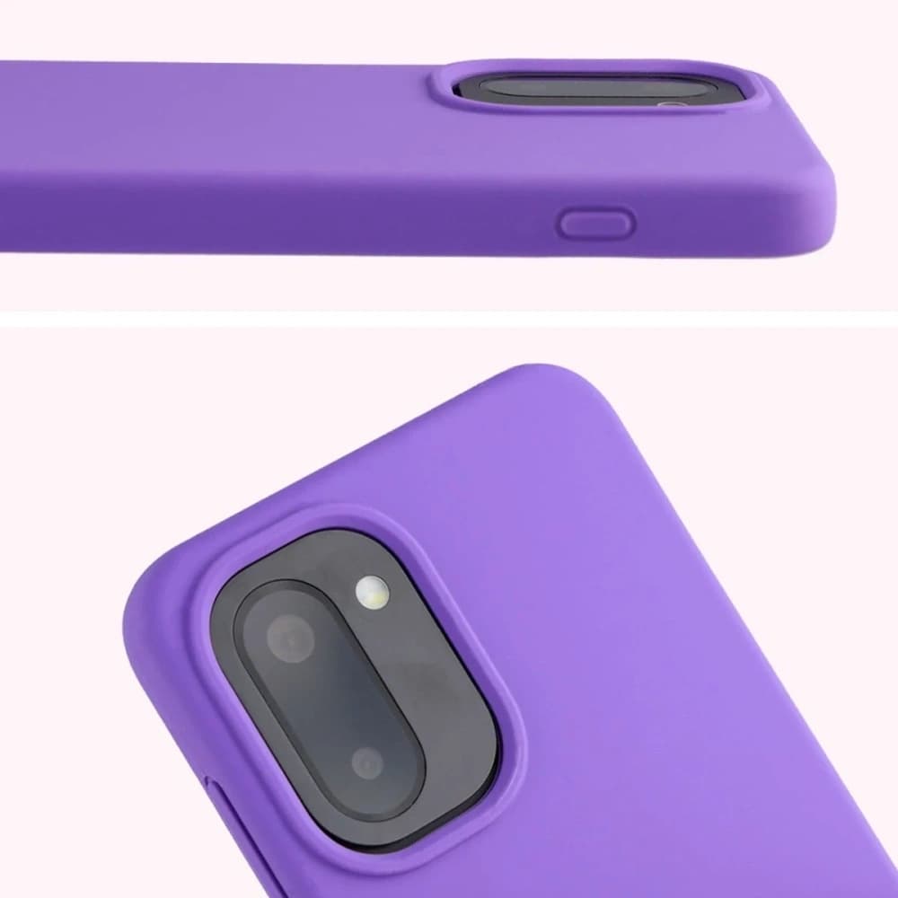 Silikonowe etui Bizon Soft Case do OnePlus 15R fioletowe - 5