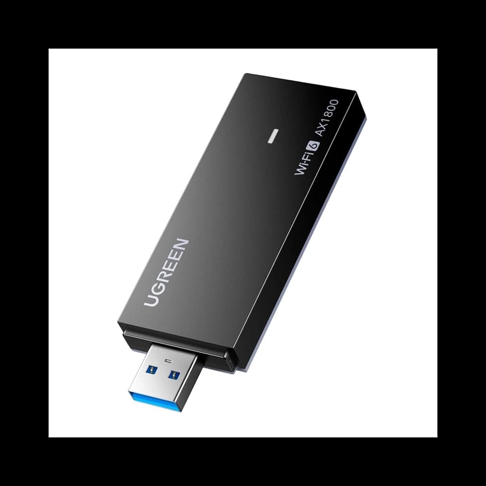 UGREEN CM499 USB Hálózati Kártya Wi-Fi 6 1800 Mb/s 2.4 + 5 GHz (fekete)
 - 1