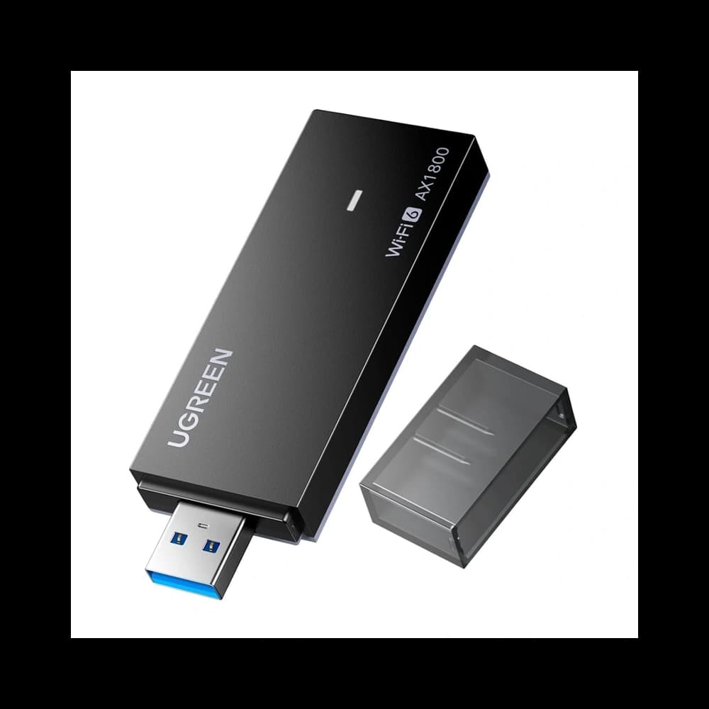 UGREEN CM499 USB Hálózati Kártya Wi-Fi 6 1800 Mb/s 2.4 + 5 GHz (fekete)
 - 4