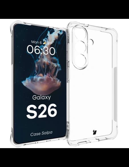 Elastyczne etui Bizon Case Salpa do Samsung Galaxy S26 przezroczyste