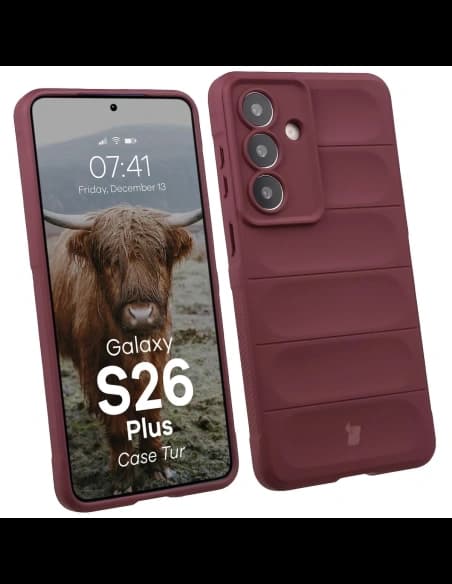 Bizon Case Tur Samsung Galaxy S26 Plus burgundy