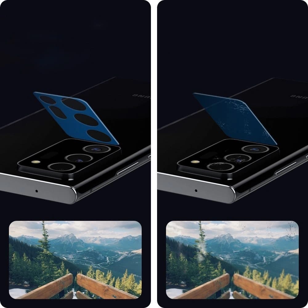 Spigen Full Cover Camera Lens Samsung Galaxy Note 20 Ultra Black - 4