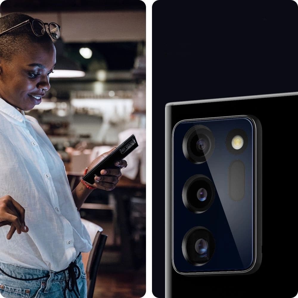 Spigen Full Cover Camera Lens Samsung Galaxy Note 20 Ultra Black - 6