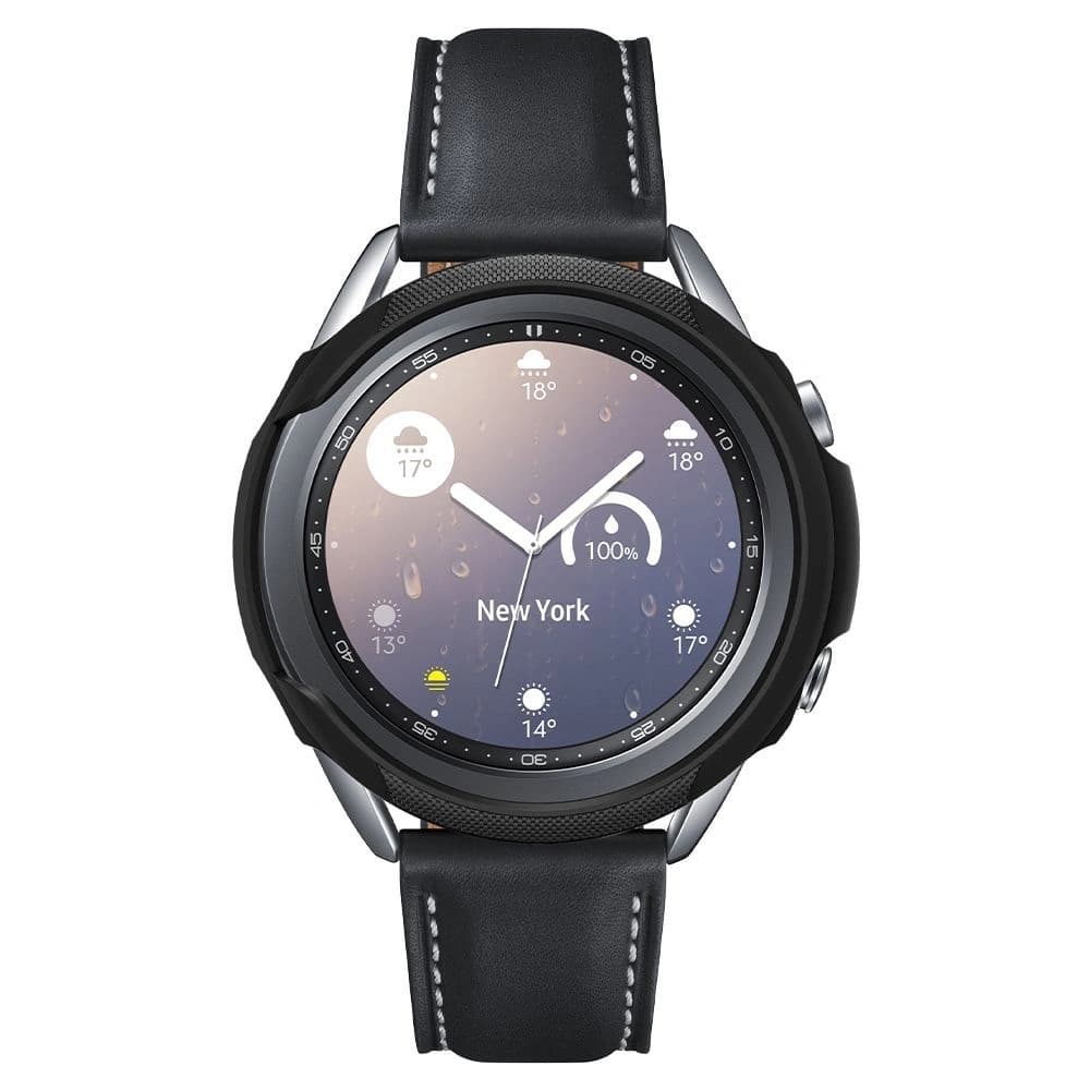 Etui Spigen Liquid Air Samsung Galaxy Watch 3 41mm Matt Fekete - 2