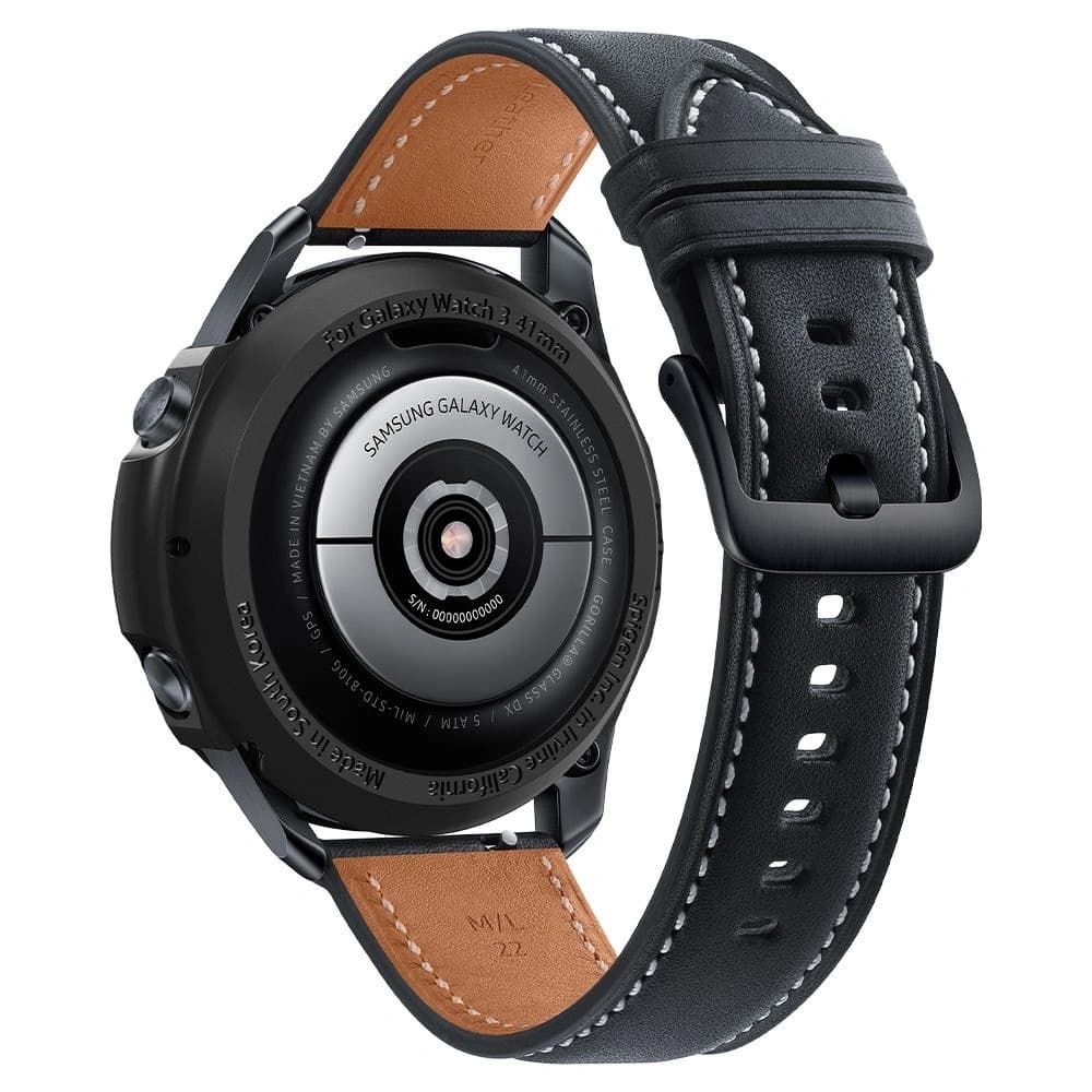 Etui Spigen Liquid Air Samsung Galaxy Watch 3 41mm Matt Fekete - 4