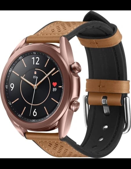 Pásek Spigen Retro Fit Band Samsung Galaxy Watch 3 41mm Hnědý