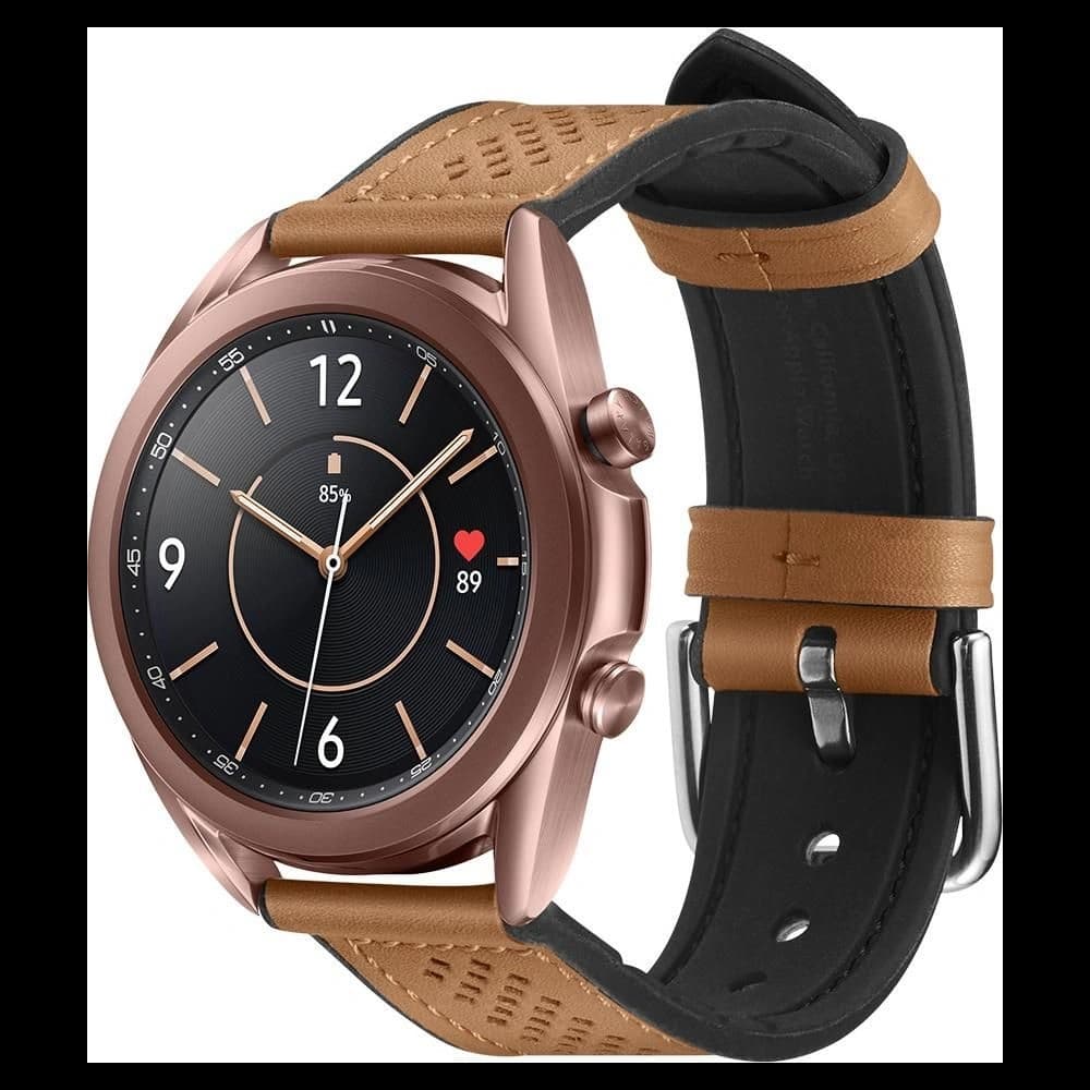 Pásek Spigen Retro Fit Band Samsung Galaxy Watch 3 41mm Hnědý