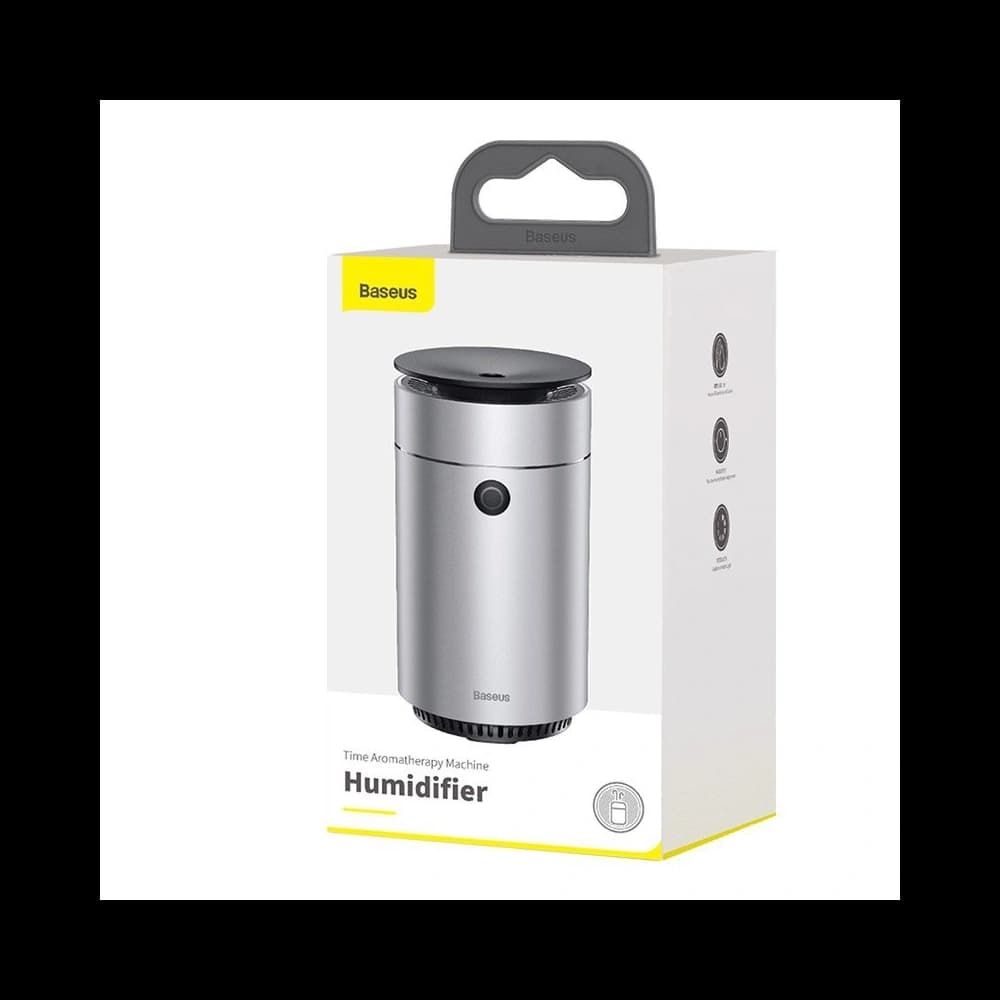 Automobilový zvlhčovač vzduchu Baseus Time Aromatherapy Machine, 75ml (stříbrný) - 8