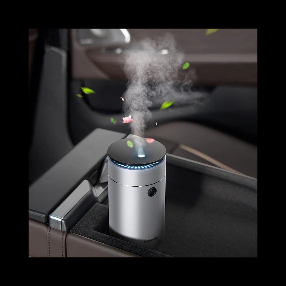 Automobilový zvlhčovač vzduchu Baseus Time Aromatherapy Machine, 75ml (stříbrný) - 12