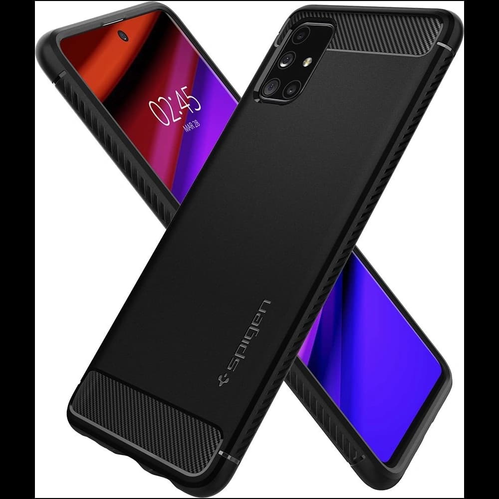 Spigen Rugged Armor Samsung Galaxy M31s Matte Black - 2