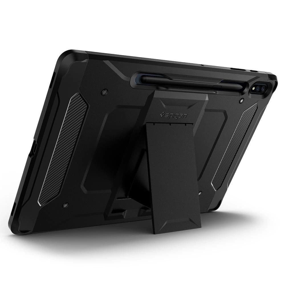 Etui Spigen Tough Armor Pro Samsung Galaxy Tab S7+ Plus/S8 + Plus 12.4 Fekete - 7